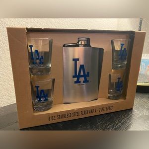 Collector Glass and Flask Set